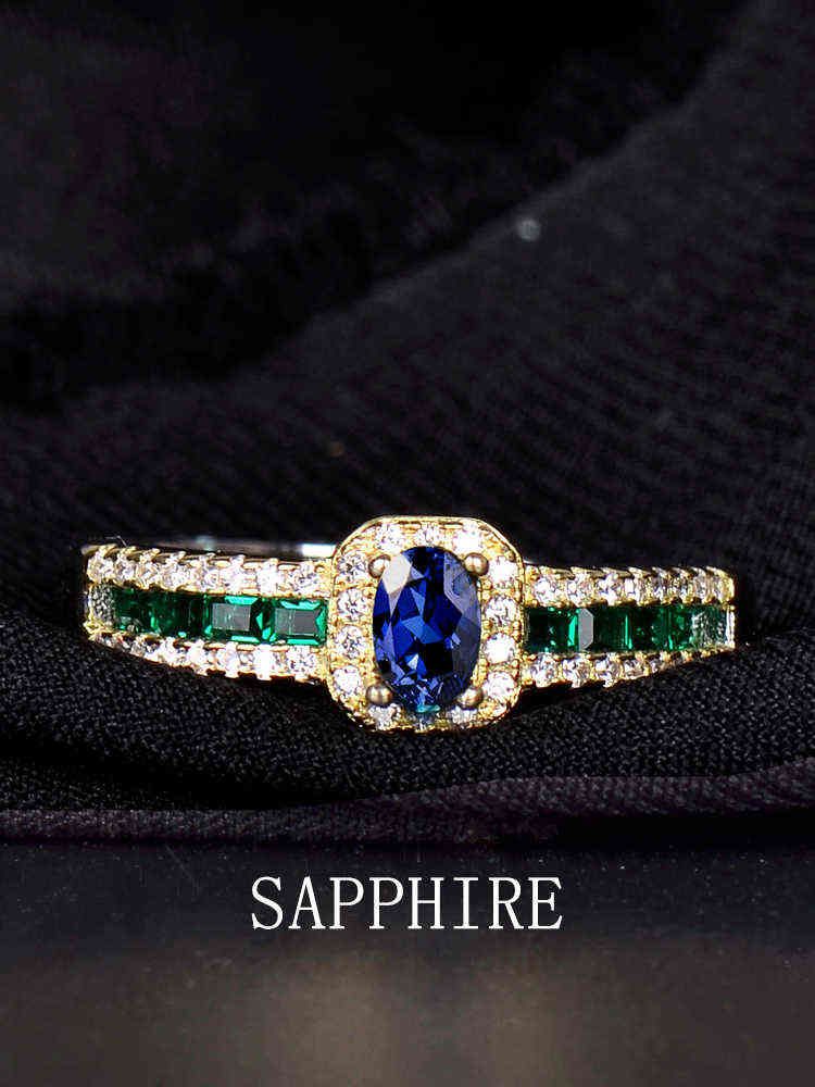 Bague saphir