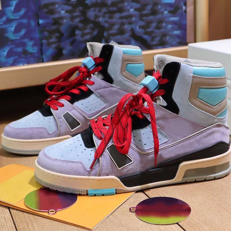 Moda para hombre y mujer Diseñador moda Zapatillas de deporte altas Zapatillas de Suela