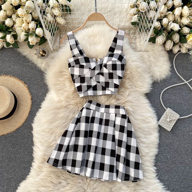 Black-gros plaid