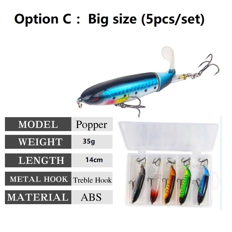 Option C: big size -- 5pcs/set