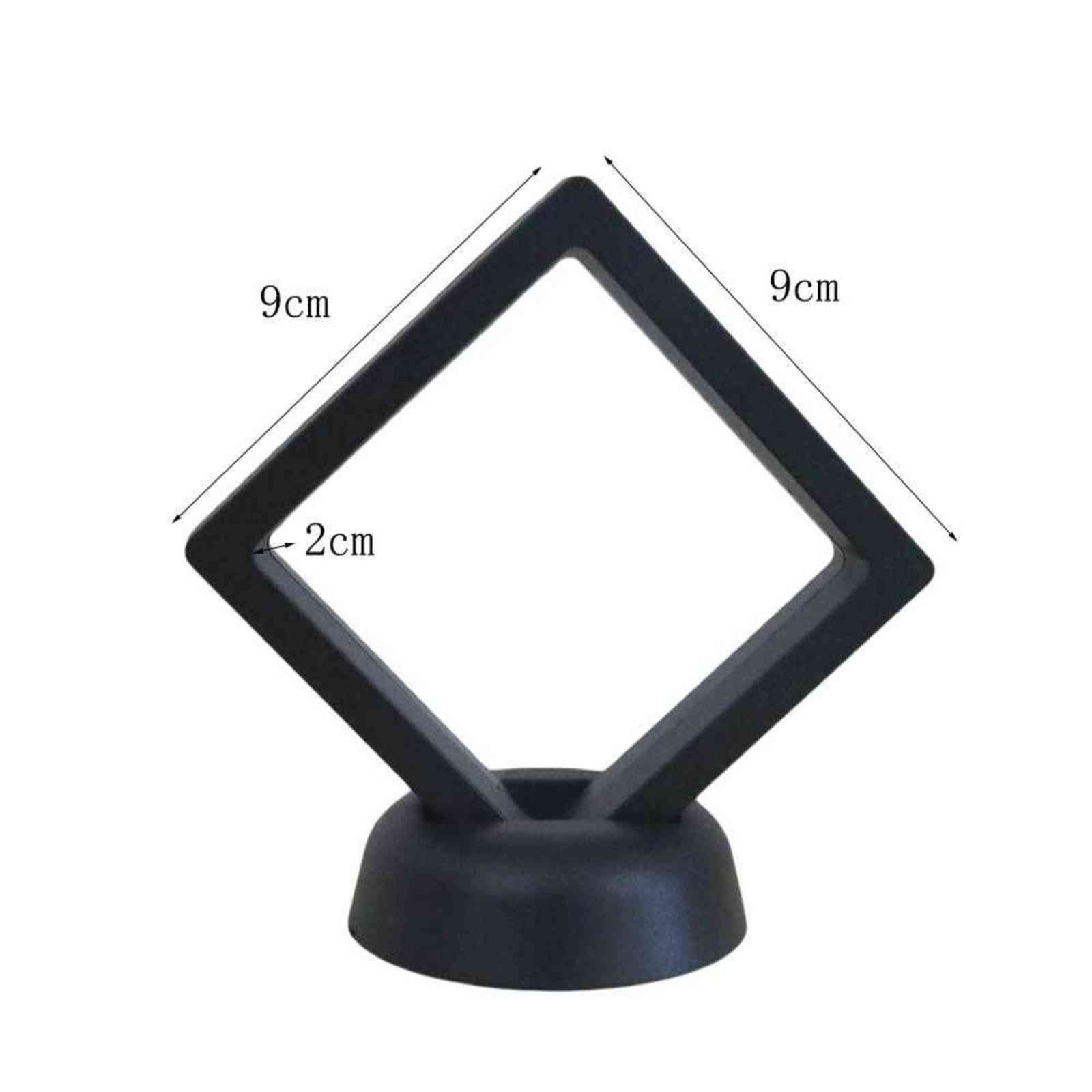 9x9x2cm (zwart)