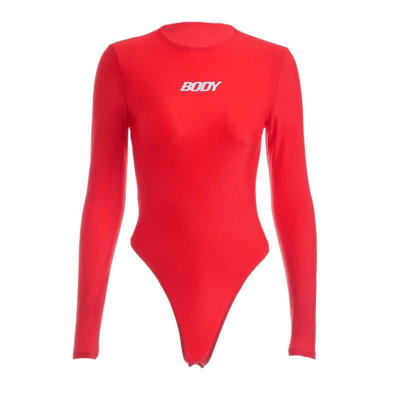 Röd bodysuit