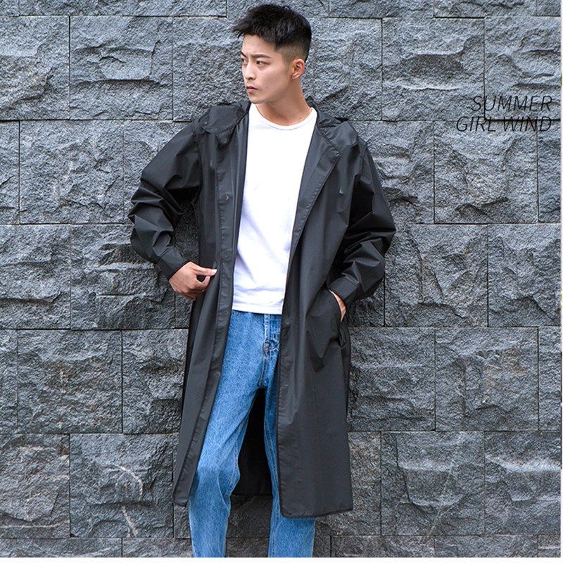 High Quality Long Men RainCoat Clothes 