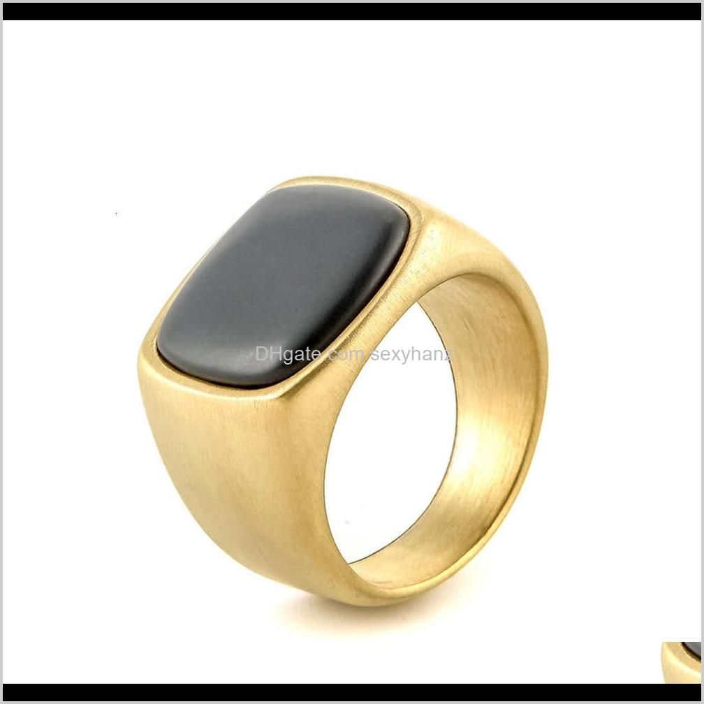 Gold Black Agate