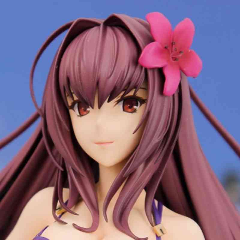 Fate stay night Anime Fate Grand Order Scathach Swimsuit PVC Action Figures Collection Model Toy Doll Fate stay night Anime Fate Grand Order Scathach Swimsuit PVC Action Figures Collection Model Toy Doll