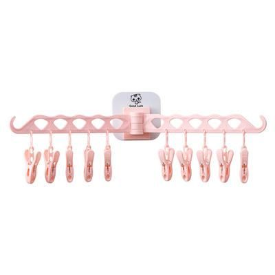 10 Clip Wall Hanger - Rosa