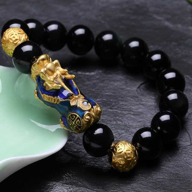 Beads de 10mm de obsidiana China 17-20cm