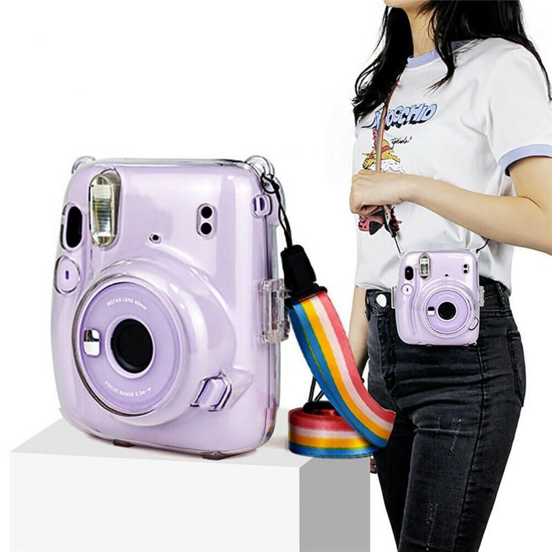 de para Instax Mini 11 Funda protectora transparente Bolsa de cubierta Fuji Fujifilm Accesorios