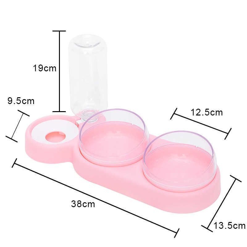 Двойная миска без розового размера