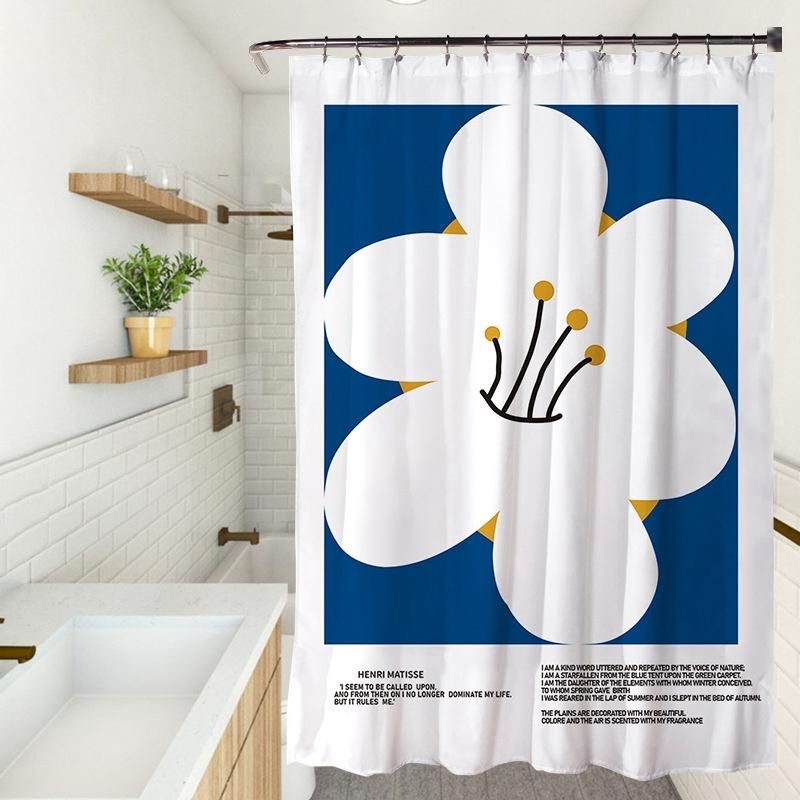 T1 shower curtain W90xH180cm