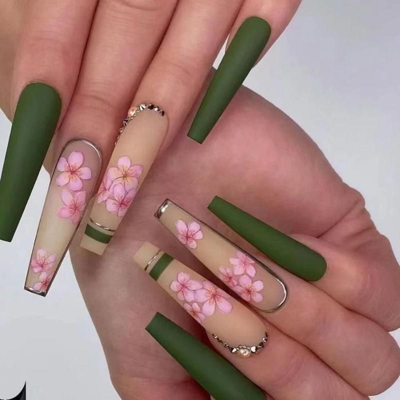 Stickers Decals 21 Spring Pink Flowers Black Cat Figure Nail Water Art Transfer Sticker Slider Z0409 From Yuntunes 31 53 Dhgate Com