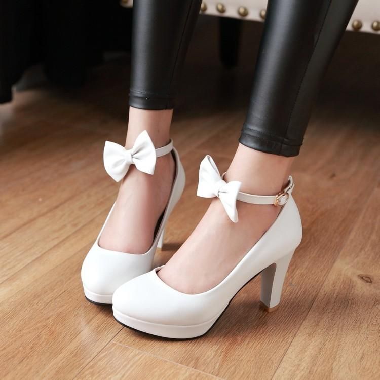 size 12 chunky platform heels