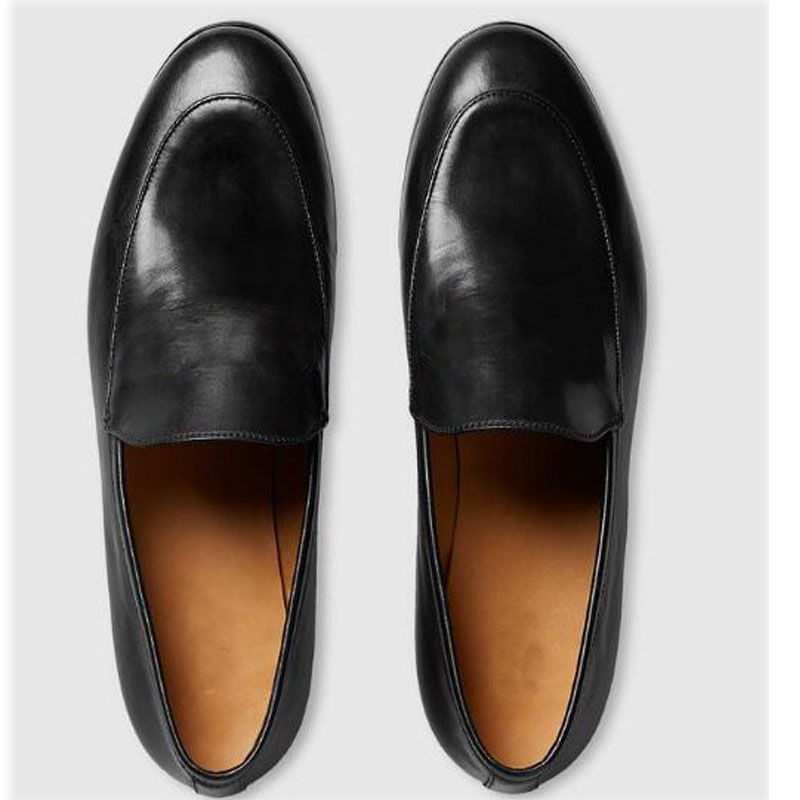 2021 Zwarte Vrouwen Schoenen Lederen Loafers Back Fold Maat 35 41 Van  Janymu, 0,02 € |DHgate