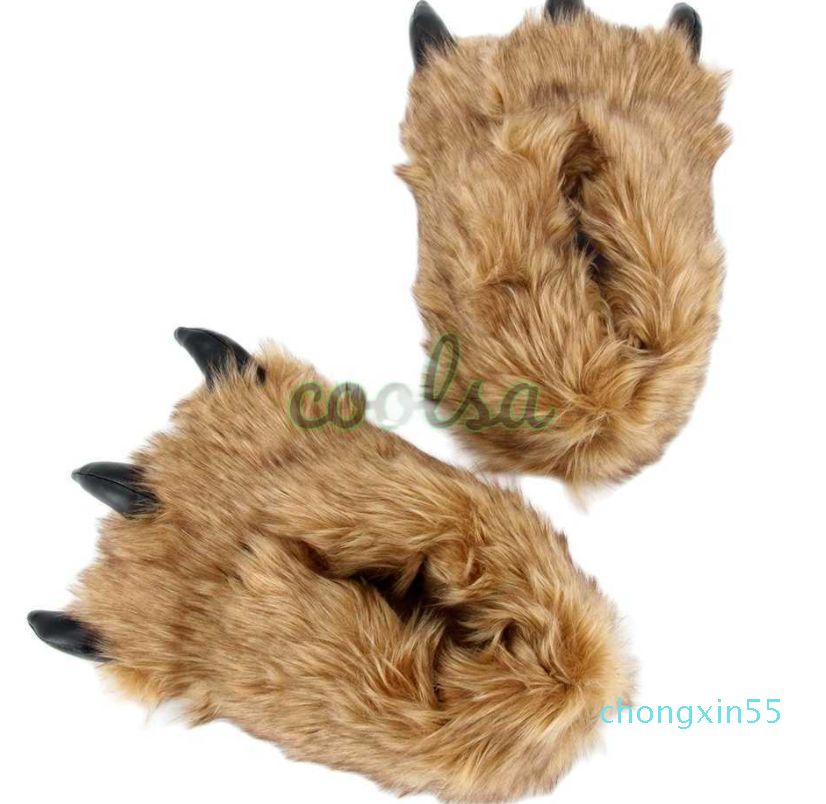 big bear claw slippers