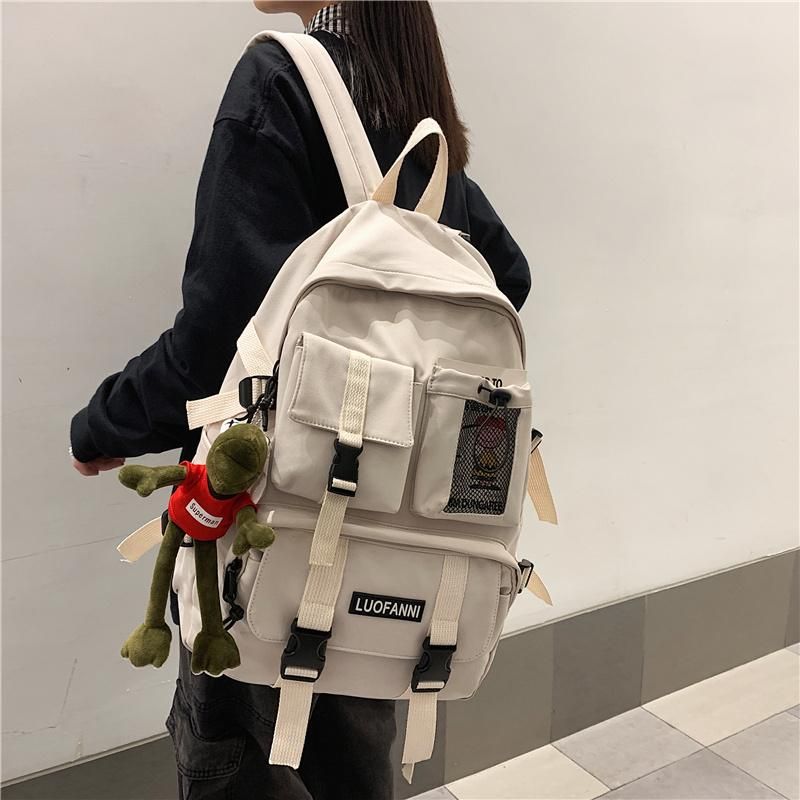 multi pocket school backpack
