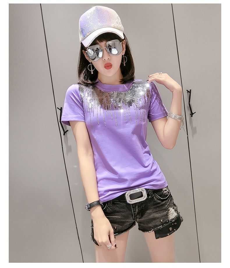 Tshirt violet clair