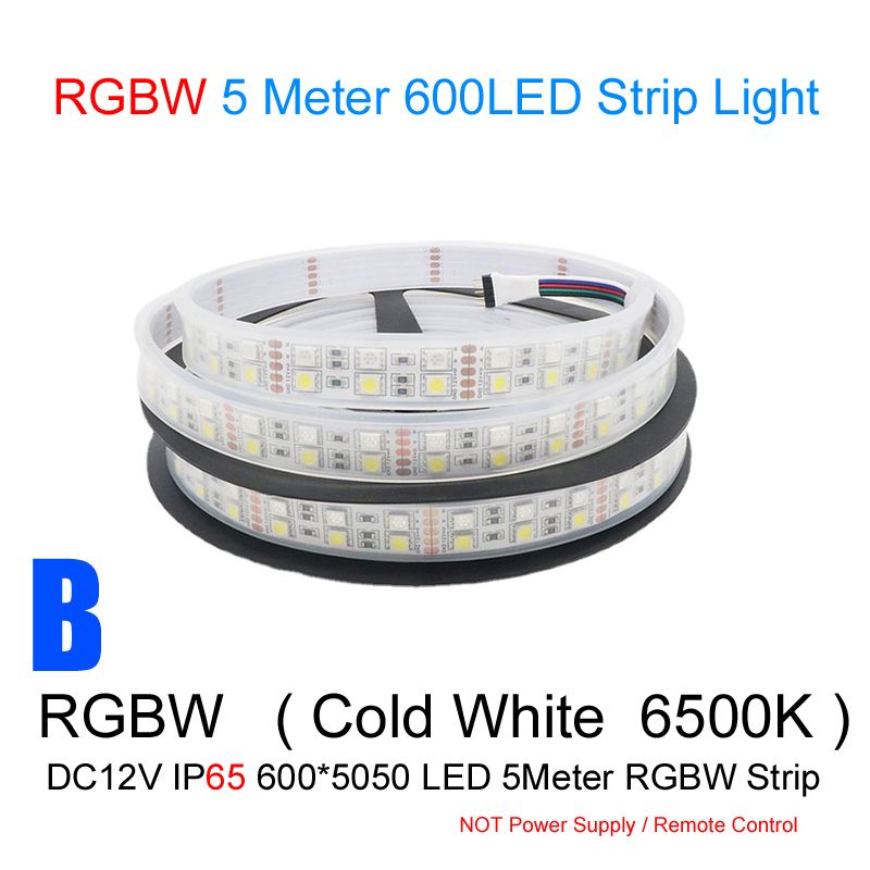 B-IP65 RGBW（6500Kコールドホワイト）5M / 600LED