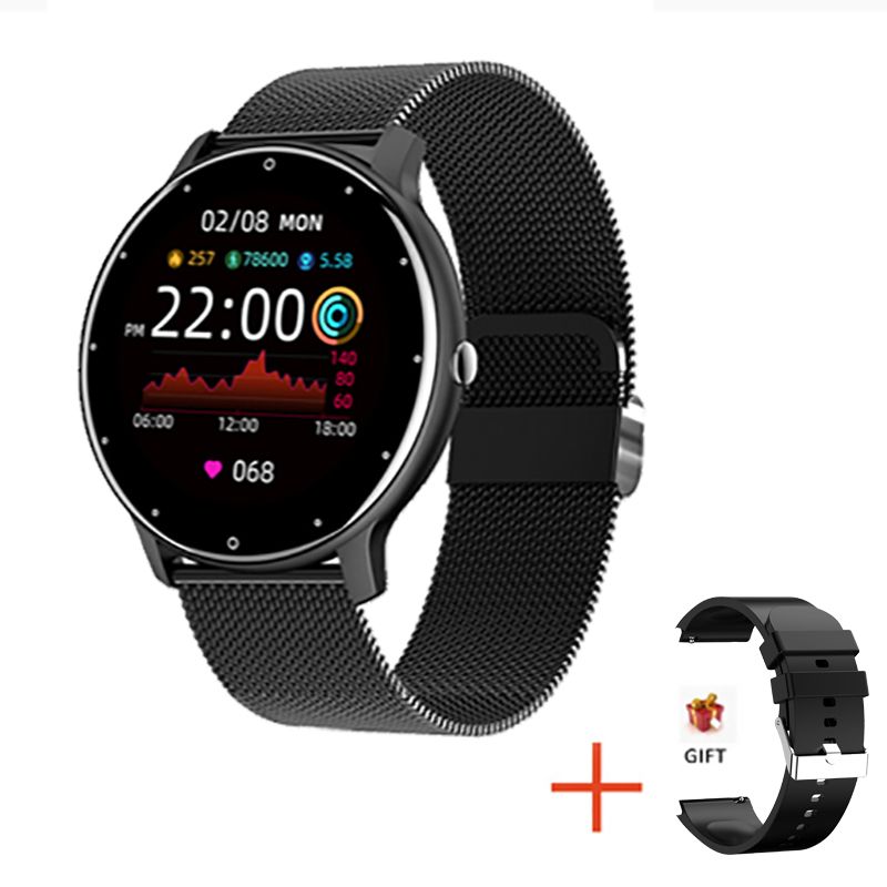 Groothandel Stijlvolle En Goedkope BRAND Smart Horloge Mannen Volledige  Touchscreen Sport Fitness Horloge Waterdichte Bluetooth Oproep Voor Android IOS  SmartWatch Mannen + Doos |DHgate
