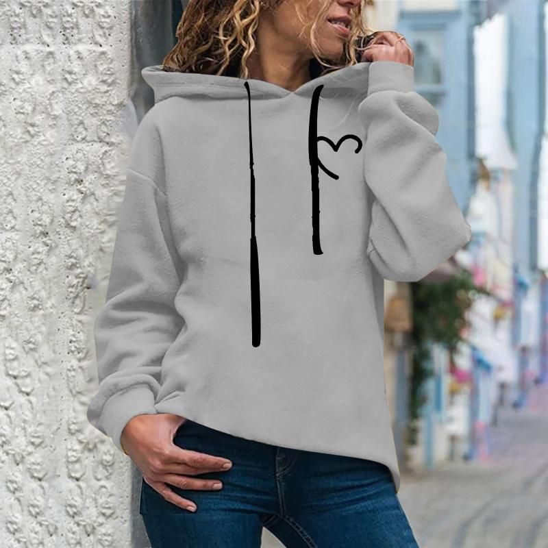 Compra Sudaderas Con Capucha Para Mujer Fashion Casual Diversión Impresión  Con Capucha Sudadera Sudadera Flojo Deportes Tops Jersey Color Sólido  Sudaderas Con Capucha Barato | Entrega Rápida Y Calidad | Es.Dhgate