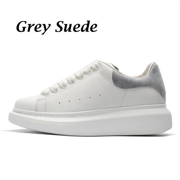 12 grey suede