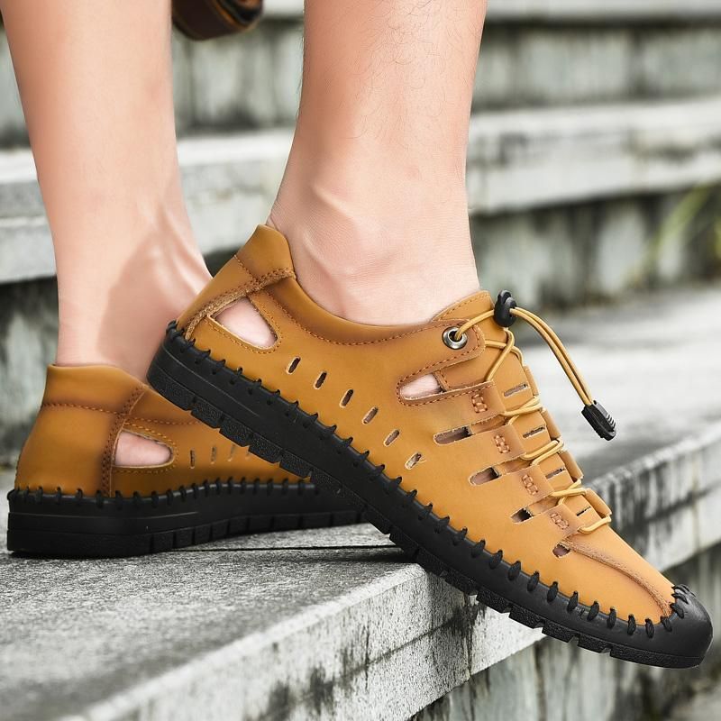 Sandalias Mannen Schuhe Zomer Zapatillas Zapatillas transpirable Playa Sommer Sombrillas Sandles Slippers