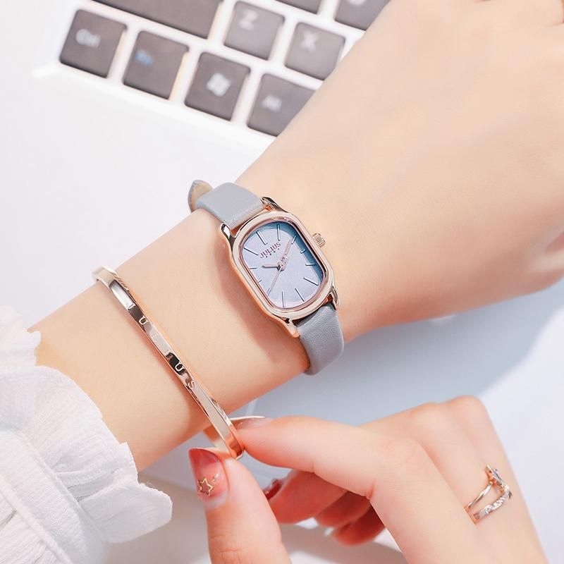 Relojes de pulsera Corea Singapur Exclusivo Simple Relojes Juveniles Lady Cuartez Watch Girl Hermoso