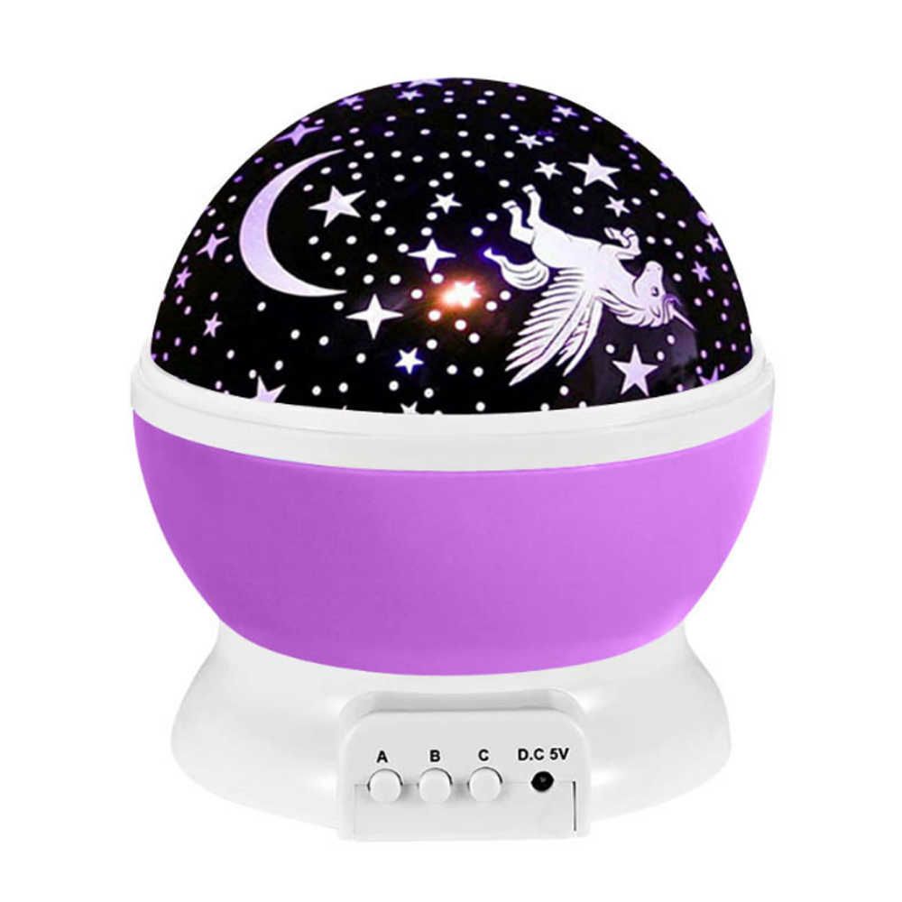 Violett Starry Sky-USB-batteri