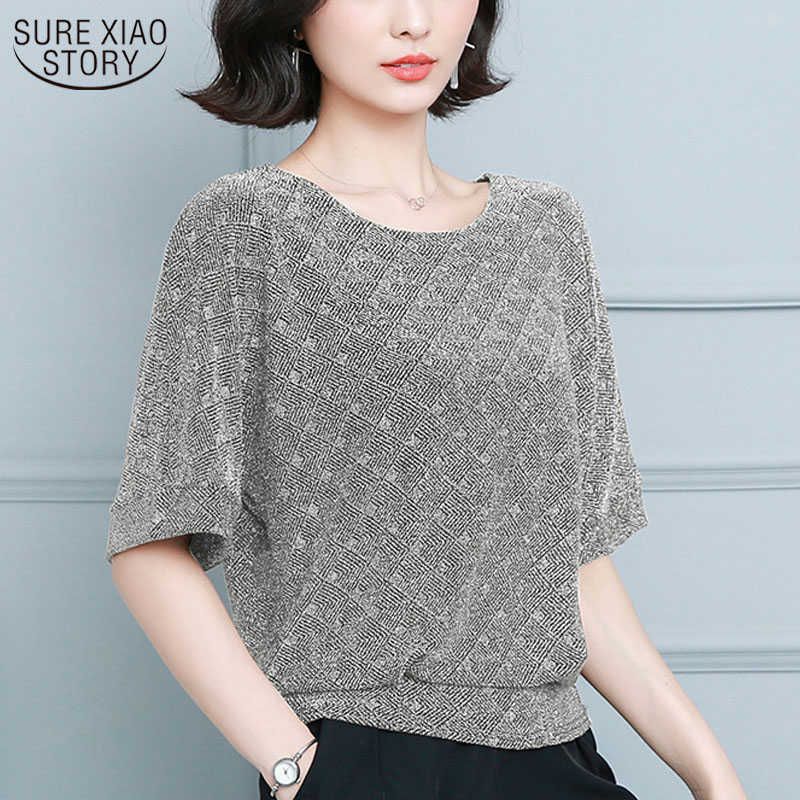 Compra Moda Elegante Brillante Blusa Blusa Brillo Camiseta Tops Túnica  Mujeres Blusas Rojo Oro Brillo Mujer Blusas De Mujer Más Tamaño 210721  Barato | Entrega Rápida Y Calidad | Es.Dhgate