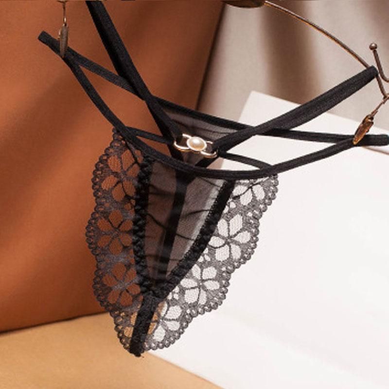 Bragas de las mujeres sexy ropa ahueca la tentación cruzada fina banda mini