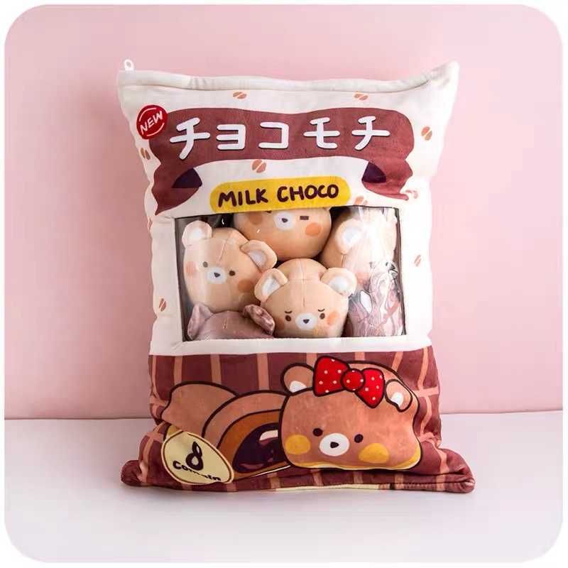 8pcs Brown Bears.