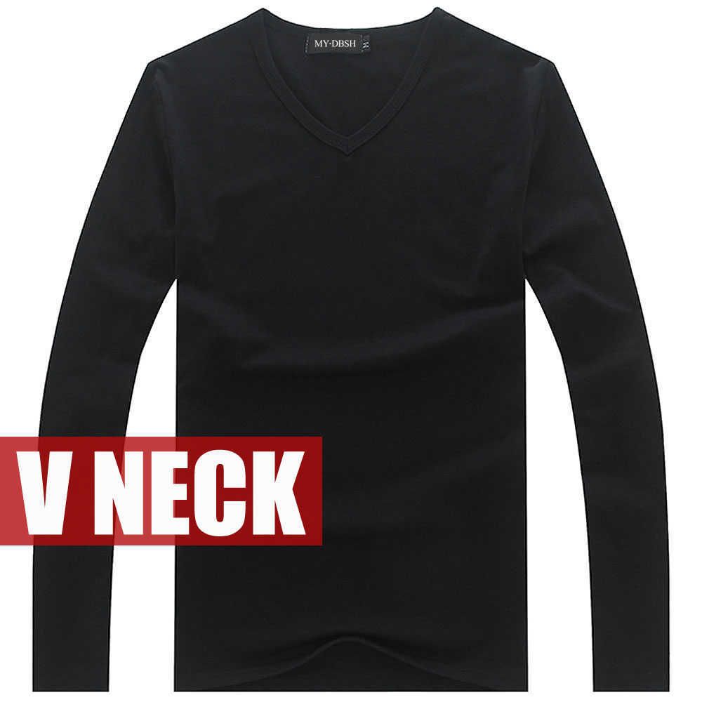 v Neck Black