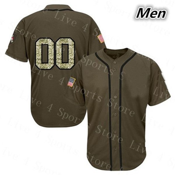 Men Retro Salute Green