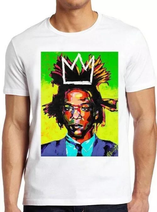 Jean Michel Basquiat Graffiti Sanatçı Sanat Vintage Serin Hediye Tee T Gömlek 4178
