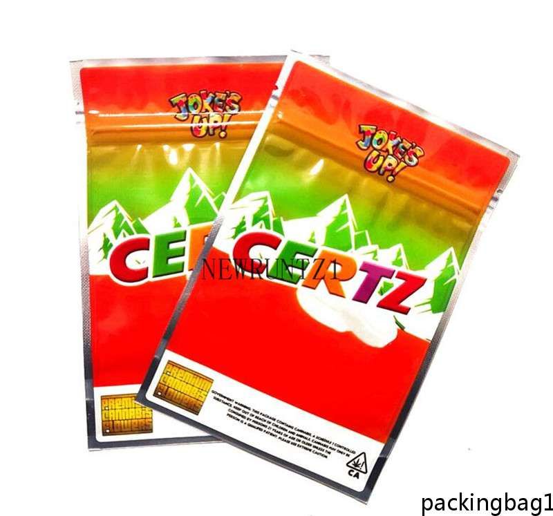 RUNTZ JOKES UP Zourz Buddhas Hand Runtz Banana 3.5g Mylar Bags Smell