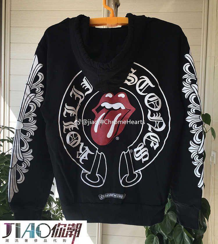 Chromehearts Croxin Limited Flower Arm Rolling Stone Hoodie From  Feisdhgate, $97.2 | DHgate.Com