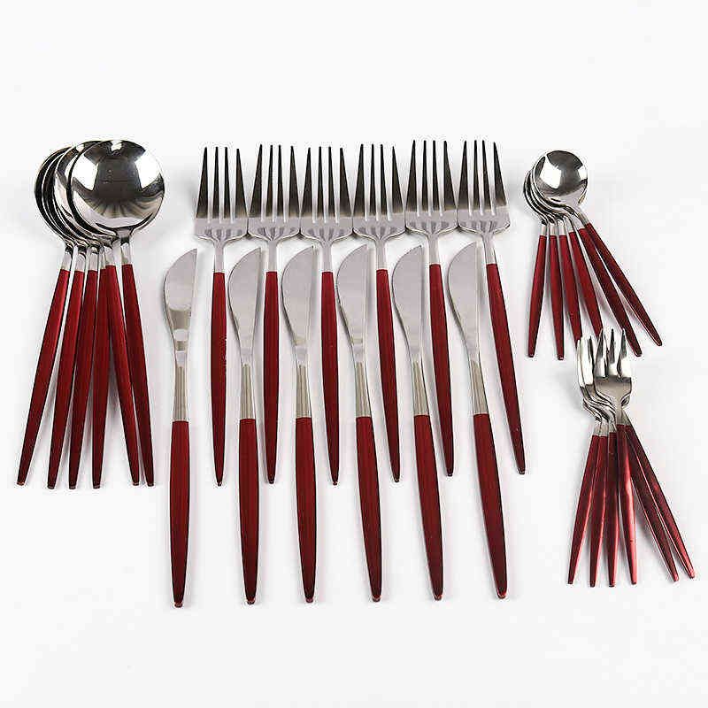 30pcs-red Silver