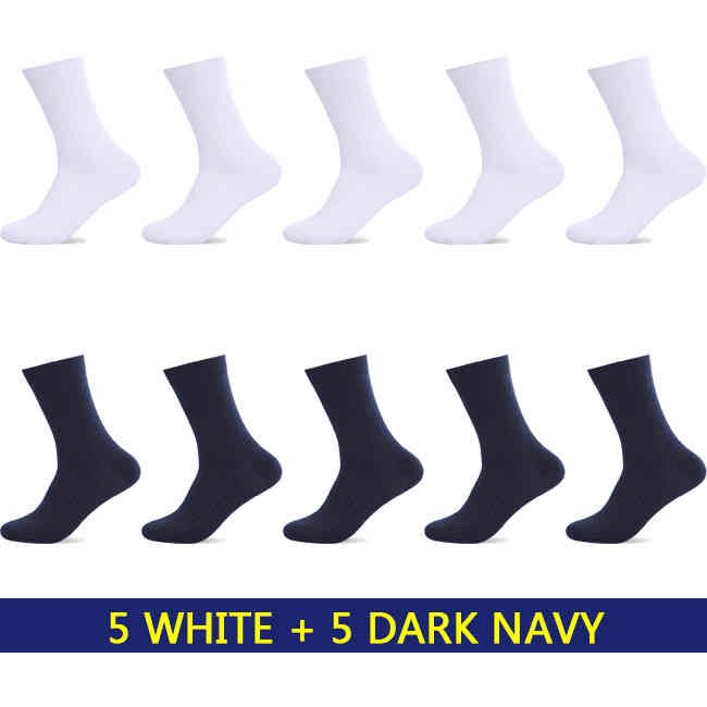 5 White 5 Dark Navy