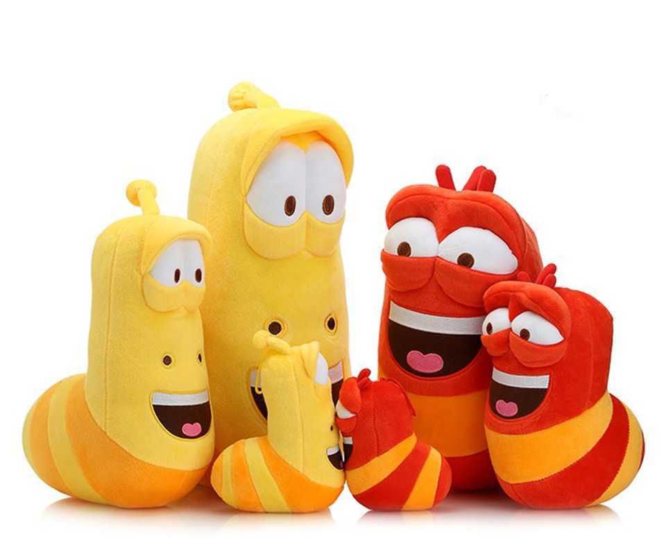 Original Brand Cartoon Larva Toys Stuffed Doll for Children Christmas Gift  Anime Hot Girl Kids Baby Fun Plush Babies