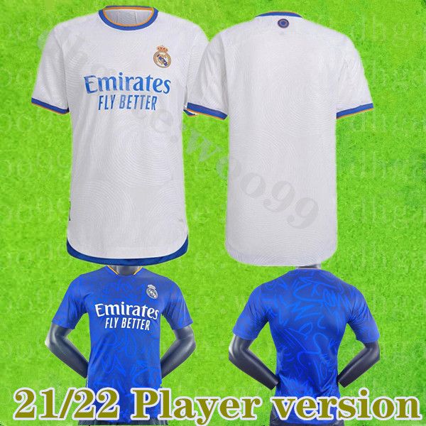 2021 21 22 Player Version Real Madrid MBAPPE Soccer Jerseys ALABA ...