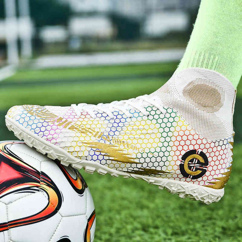 Compra Zapatos De Fútbol Botas De Fútbol De Fútbol Indoor Fútbol Zapatillas  Fútbol Niños Tf Centrados Atletismo Atletismo Entrenadores Altos Altos  210619 Barato | Entrega Rápida Y Calidad | Es.Dhgate