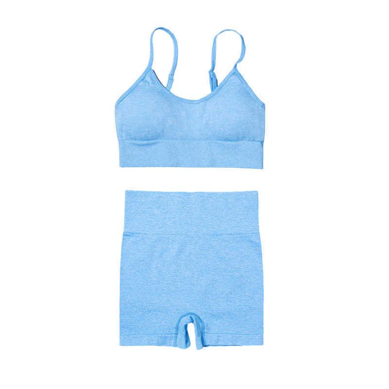 Blue Short Set