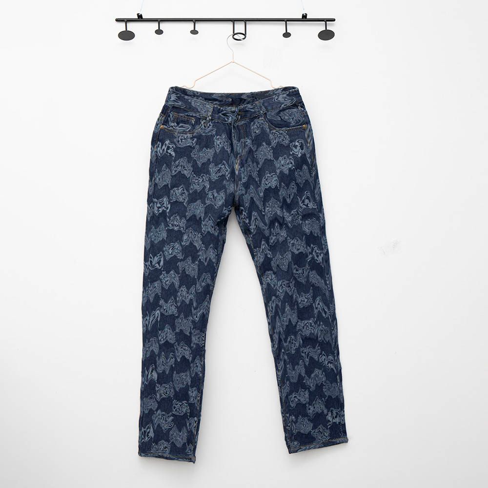 pantaloni blu