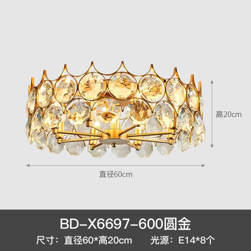 golden D60 X H20CM warm light