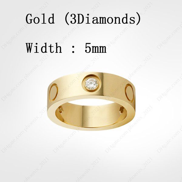 diamant d'or de 5 mm