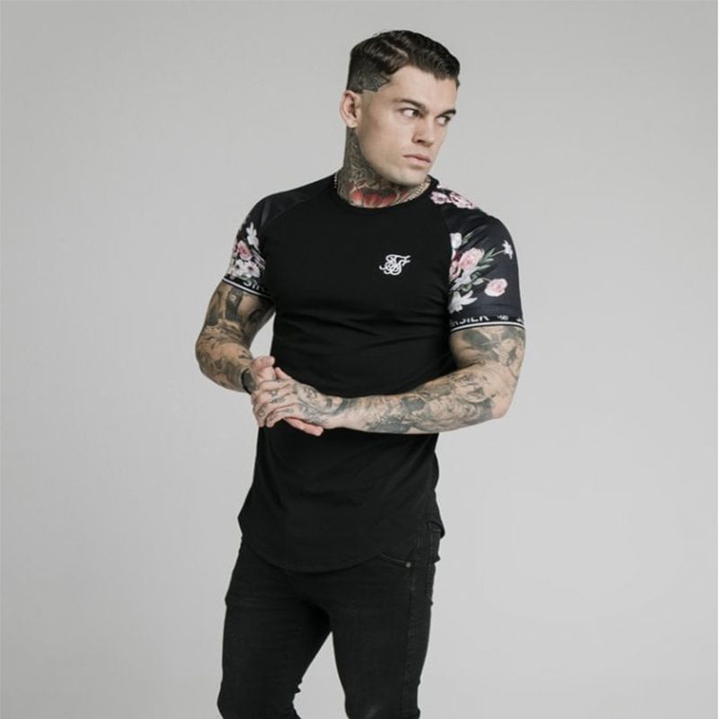 Compra Designer Hombre Sik Silk Camiseta Casual Masculino Tshirts Verano  Hip Hop Hombre Tshirt Streetwear Marca Ropa Tops Tops Slim T Shirt Hombres  Barato | Entrega Rápida Y Calidad | Es.Dhgate