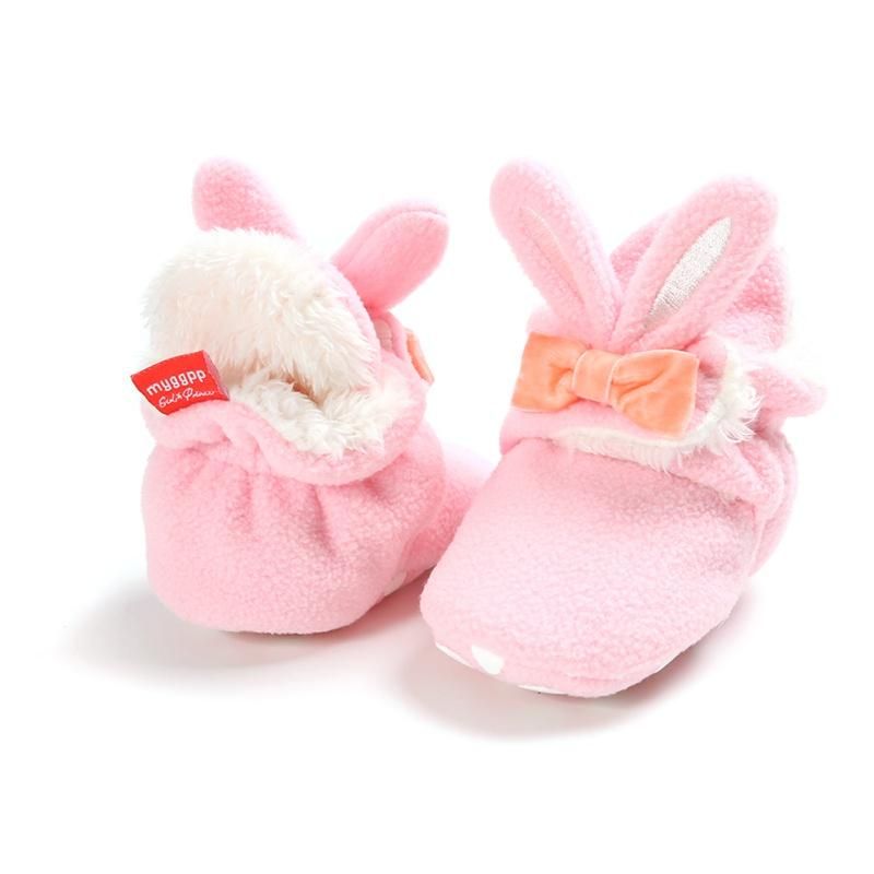 Bebé First Walkers Botas Infant Newborn Girls Boys Zapatos de dibujos animados Botines-Rosa Bebé First Walkers Botas Infant Newborn Girls Boys Zapatos de dibujos animados Botines-Rosa
