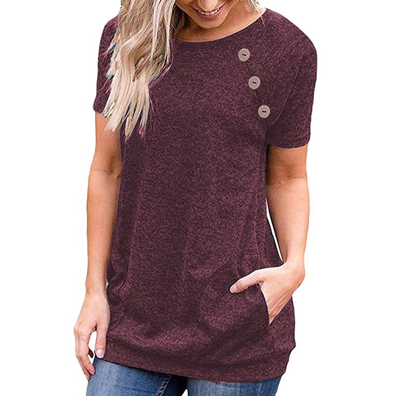 Short Sleeve Winered