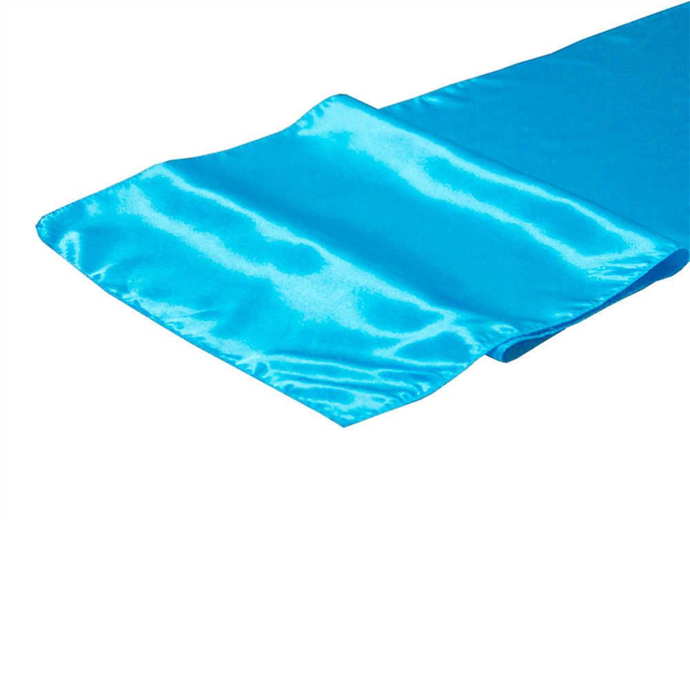 Turquoise-Satin Table Runners-30x275cm