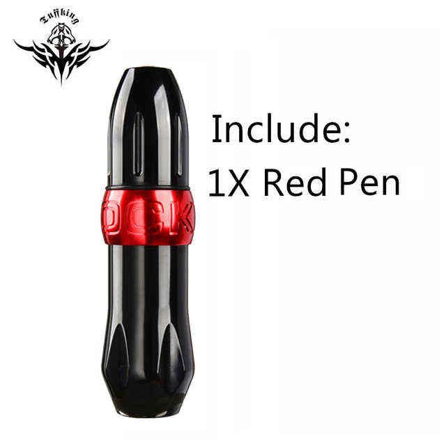 قلم واحد أحمر.