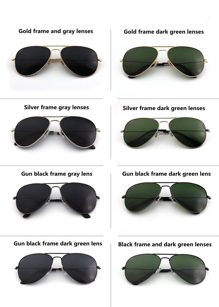 Golden frame and gray lenses